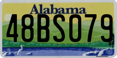 AL license plate 48BS079