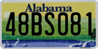 AL license plate 48BS081