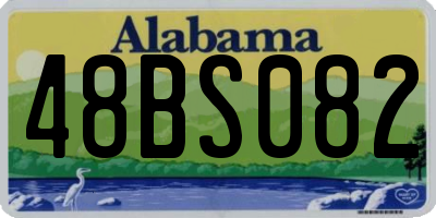 AL license plate 48BS082