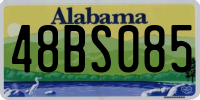 AL license plate 48BS085