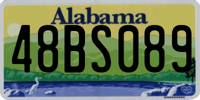 AL license plate 48BS089