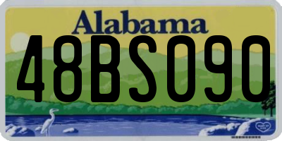 AL license plate 48BS090