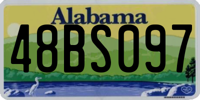 AL license plate 48BS097