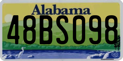 AL license plate 48BS098