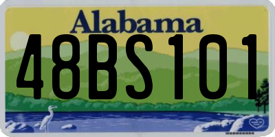 AL license plate 48BS101