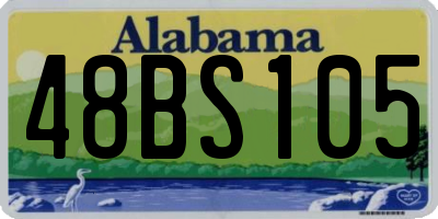 AL license plate 48BS105