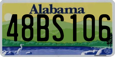 AL license plate 48BS106