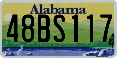 AL license plate 48BS117