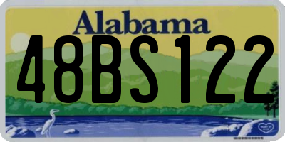 AL license plate 48BS122