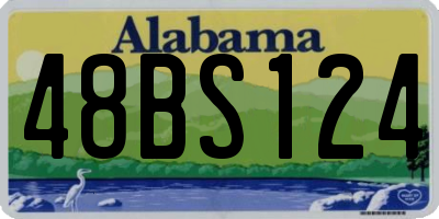 AL license plate 48BS124