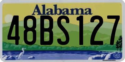 AL license plate 48BS127