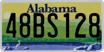 AL license plate 48BS128