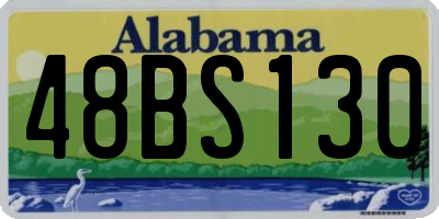 AL license plate 48BS130