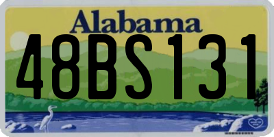 AL license plate 48BS131