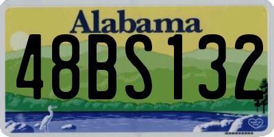 AL license plate 48BS132