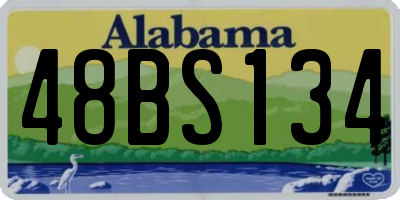 AL license plate 48BS134