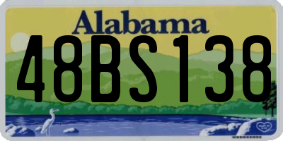 AL license plate 48BS138