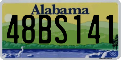 AL license plate 48BS141