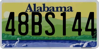 AL license plate 48BS144
