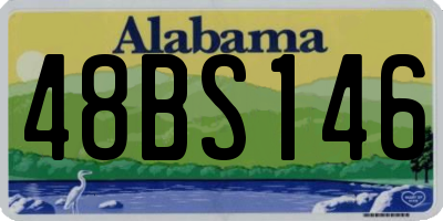 AL license plate 48BS146