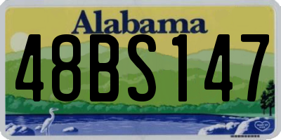 AL license plate 48BS147