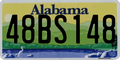 AL license plate 48BS148