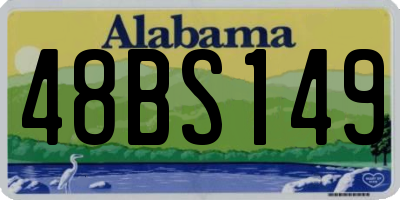 AL license plate 48BS149