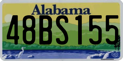 AL license plate 48BS155