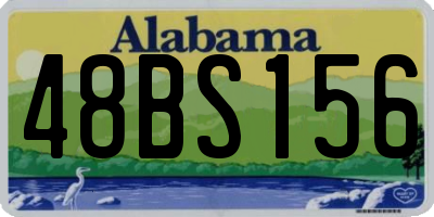 AL license plate 48BS156