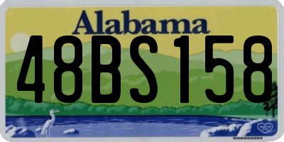 AL license plate 48BS158