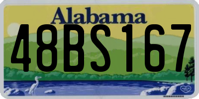 AL license plate 48BS167