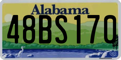 AL license plate 48BS170