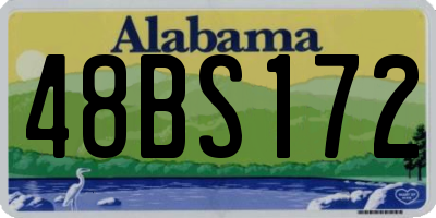 AL license plate 48BS172