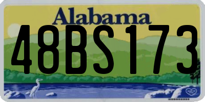 AL license plate 48BS173
