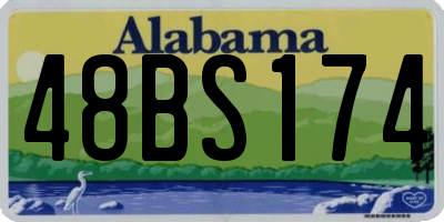 AL license plate 48BS174
