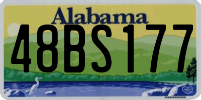 AL license plate 48BS177