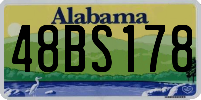 AL license plate 48BS178