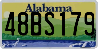 AL license plate 48BS179
