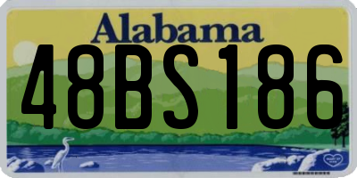 AL license plate 48BS186