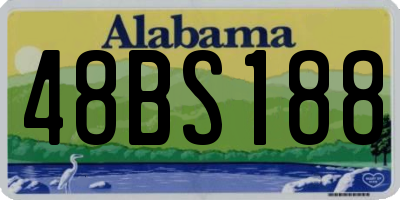 AL license plate 48BS188