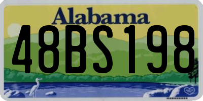 AL license plate 48BS198