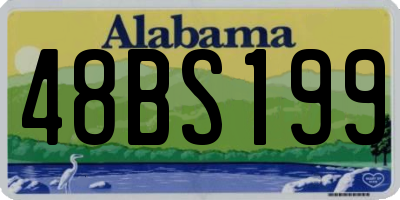 AL license plate 48BS199
