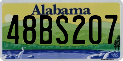 AL license plate 48BS207