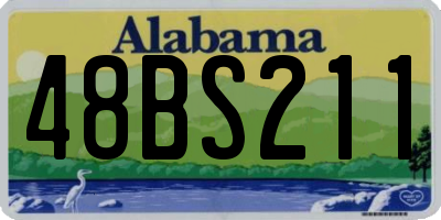 AL license plate 48BS211
