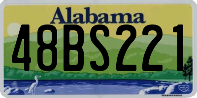 AL license plate 48BS221
