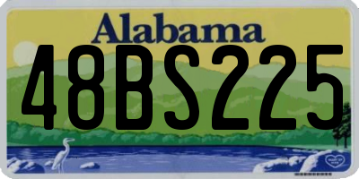 AL license plate 48BS225