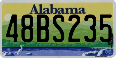 AL license plate 48BS235