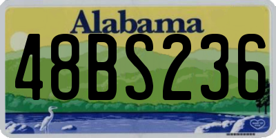 AL license plate 48BS236