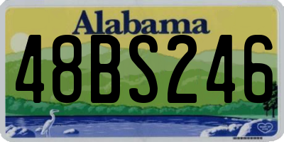 AL license plate 48BS246