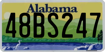 AL license plate 48BS247